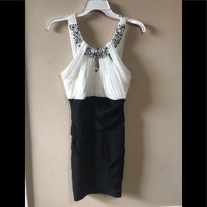 Black and white Cocktail Dress